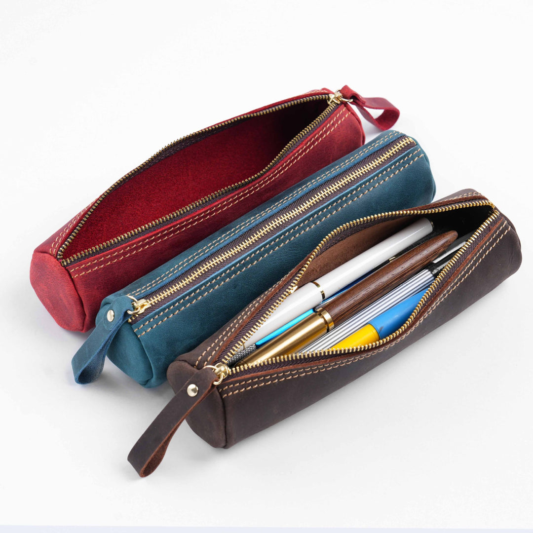 Stylish Leather Pencil Case