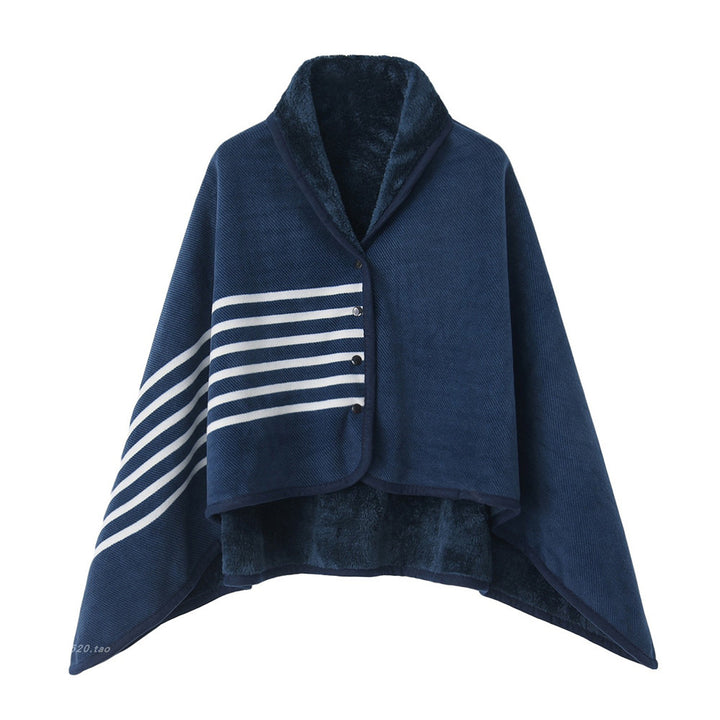 Women Cozy Blanket Poncho Kalsten