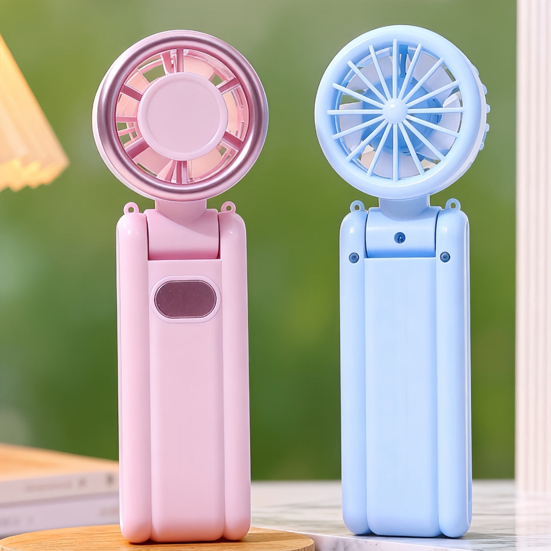 Ladies Portable Hand Fan with Digital Display Kalsten