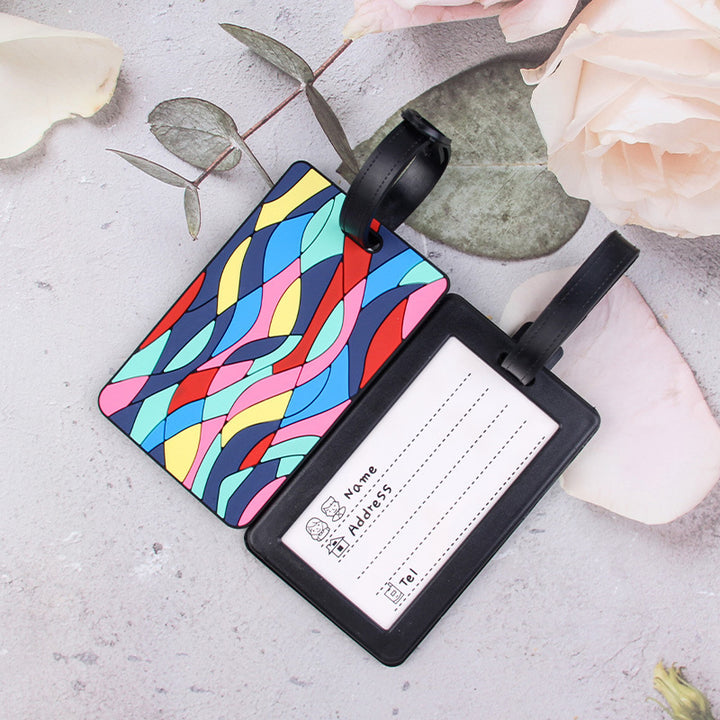 Geometric Pattern Luggage Tag Kalsten