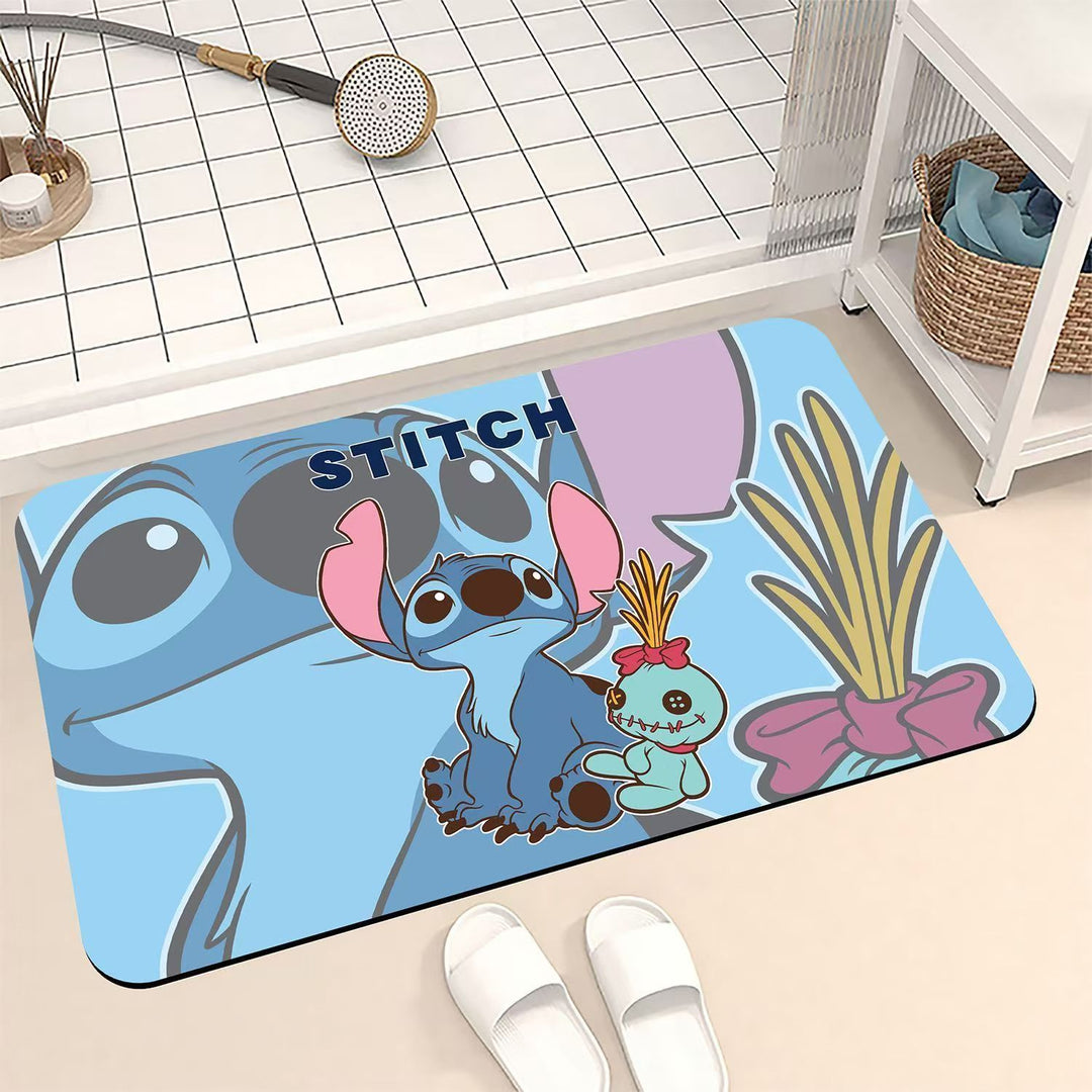Cartoon-Themed Bath Mat Kalsten