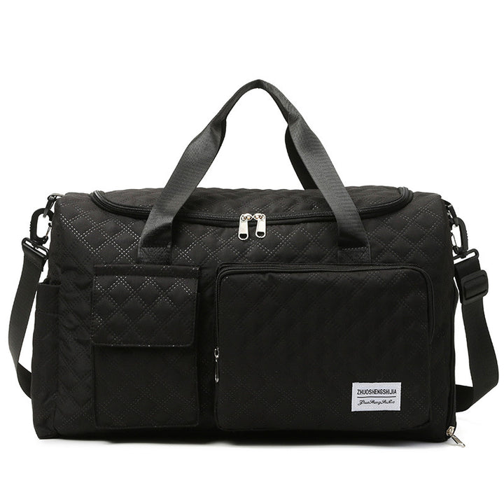 Spacious Quilted Gym Duffel Bag