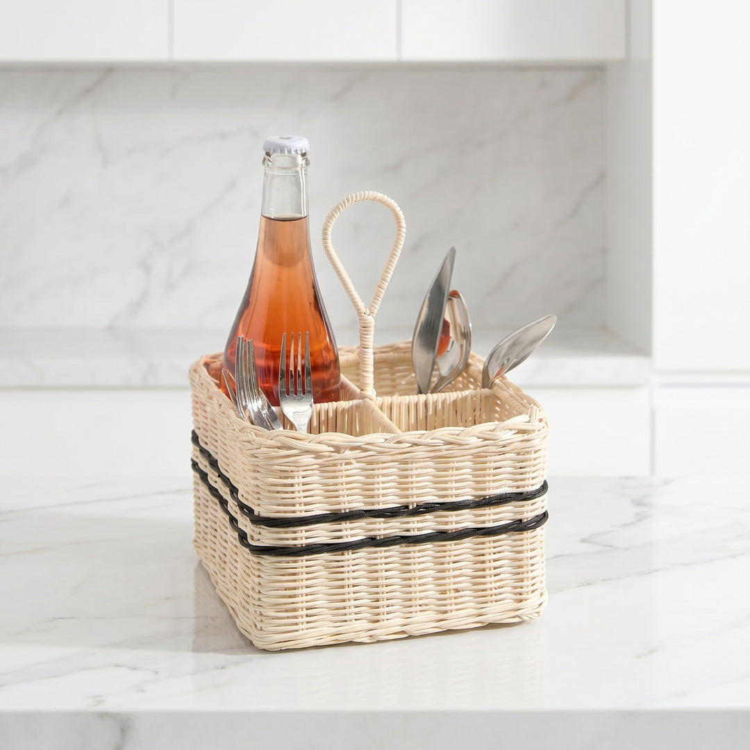 Practical storage basket with compartments Kalsten