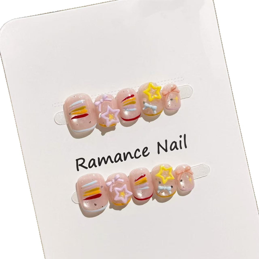 Artistic Press-On Nail Set Kalsten