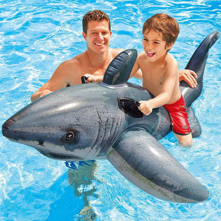 Women Inflatable Shark Swim Ring Kalsten