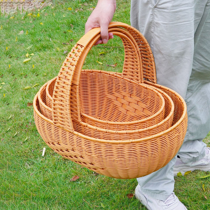 Large Woven Garden Picnic Basket Kalsten