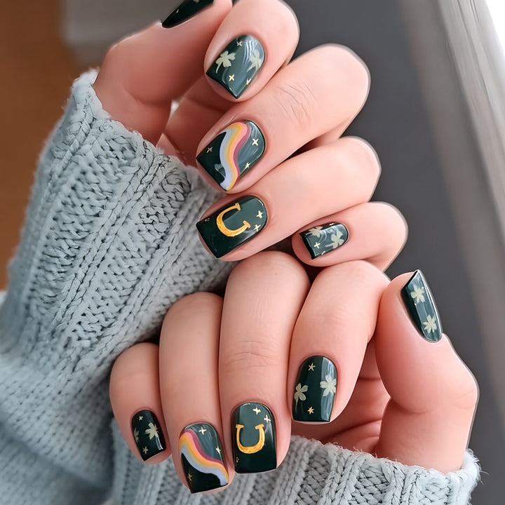 Artistic Illustrated Press-On Nails Kalsten