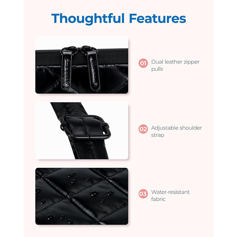 Padded Laptop Bag with Removable Shoulder Strap Kalsten