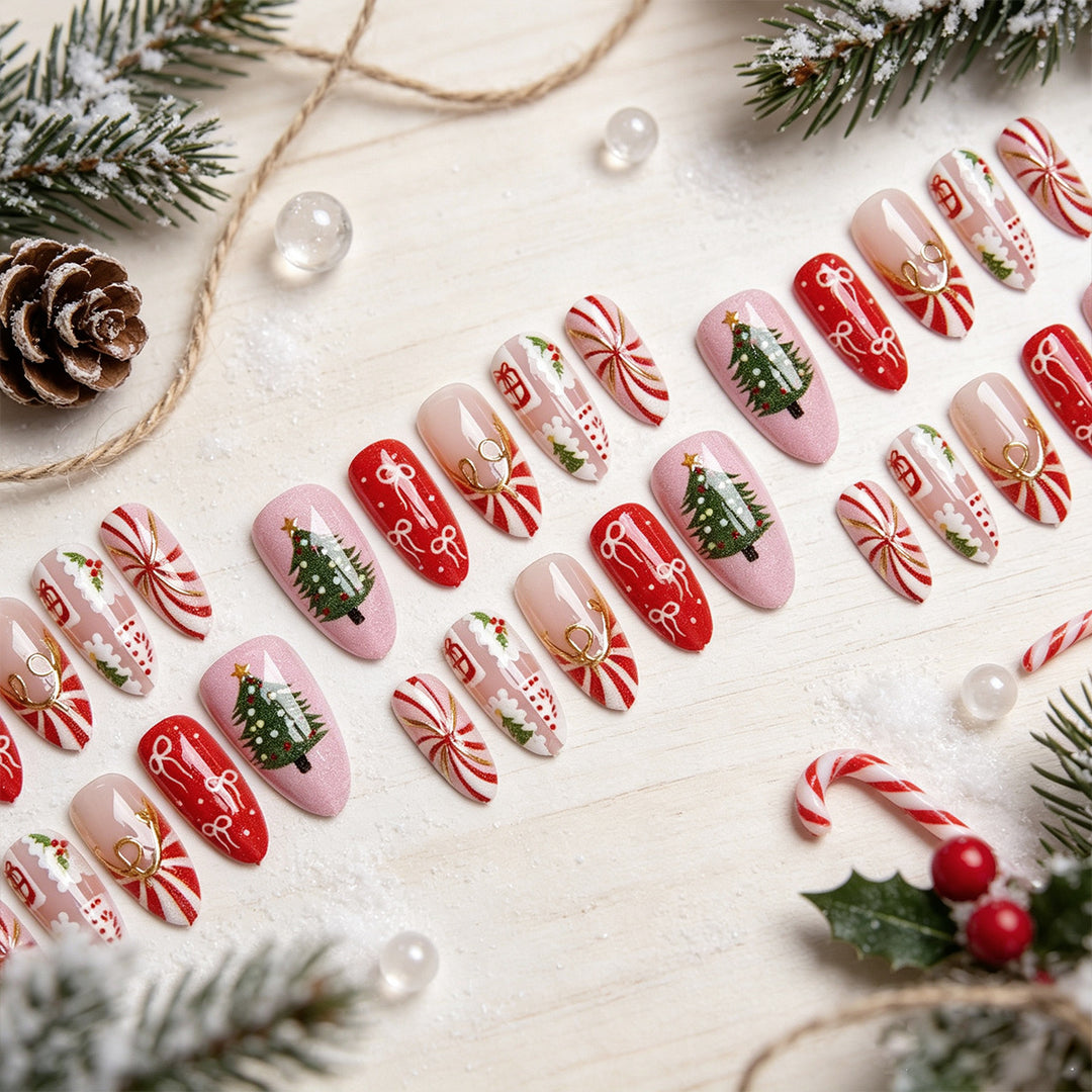 Artfully Designed Christmas Art Nails Kalsten