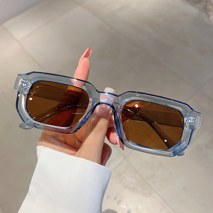 Women geometric sunglasses with fashionable high-gloss frame Kalsten