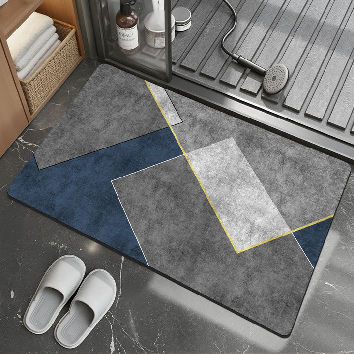 Stylish Abstract Bath Mat Kalsten