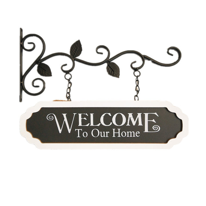 Rustic Welcome Home Wall Hanger Sign