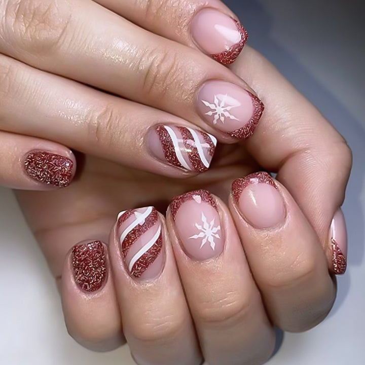 Festive Winter Nail Art Set Kalsten