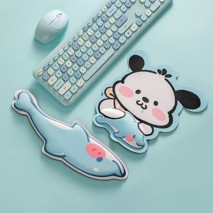 Cute Dolphin-Themed Mouse Wrist Rest