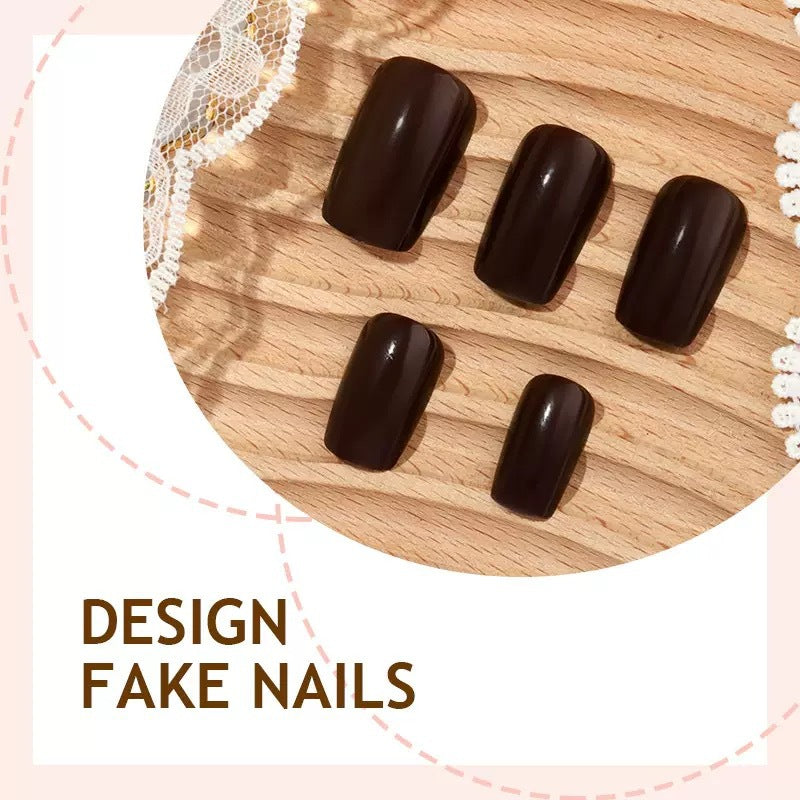 Artificial nail set with elegant high gloss and luxurious finish Kalsten