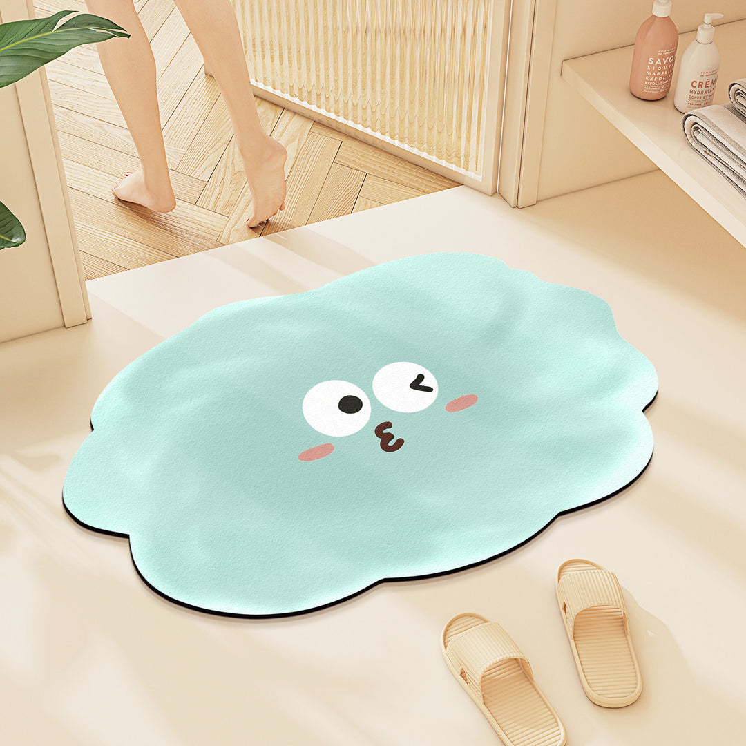 Playful Cloud-Shaped Bath Mat Kalsten