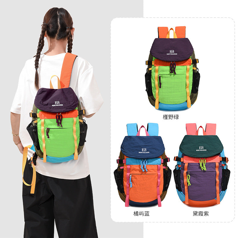 Colorful Multi-Pocket Hiking Backpack Kalsten