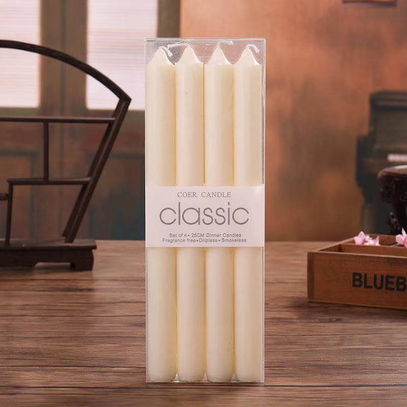 Modern Minimalist Taper Candle Holder Set with Polished Metal Finish Kalsten