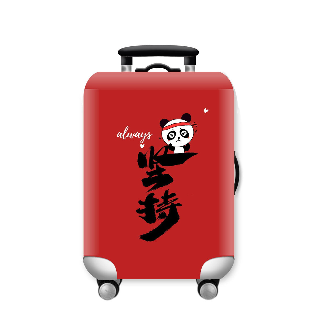 Unisex hard-shell suitcase with funny giraffe design Kalsten