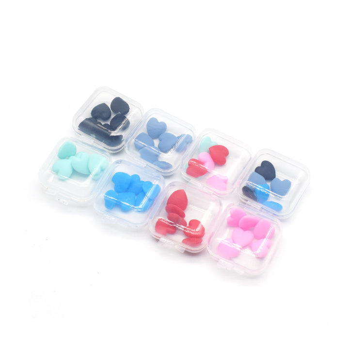 Heart-Shaped Silicone Keychain Holders Kalsten