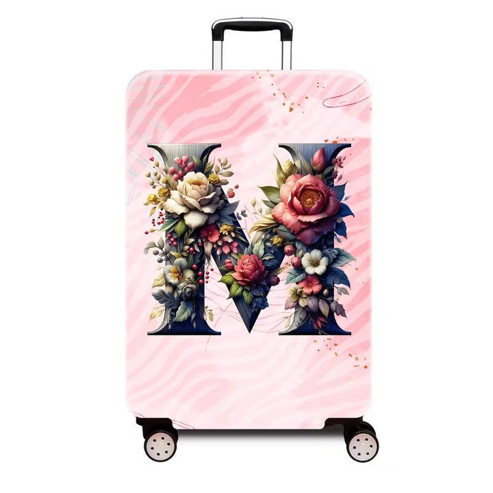 Ladies hard shell suitcase with luxurious floral design Kalsten