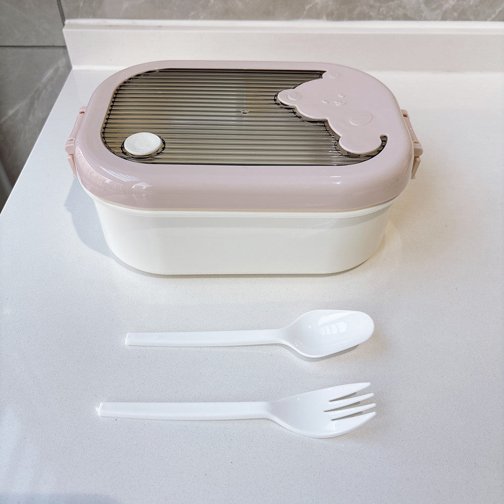Cute Bear-Themed Food Storage Container