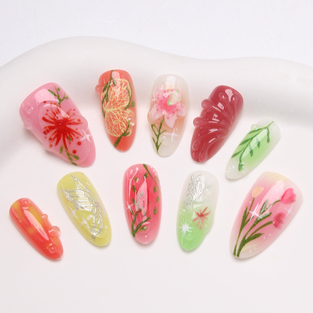 DIY Press-On Nail Art Set Kalsten