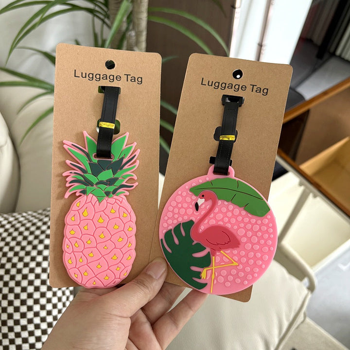 Pineapple-Themed Silicone Luggage Tag Kalsten