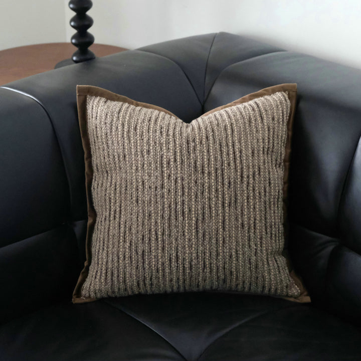 Textured Knit Cushion for Home Decor Display