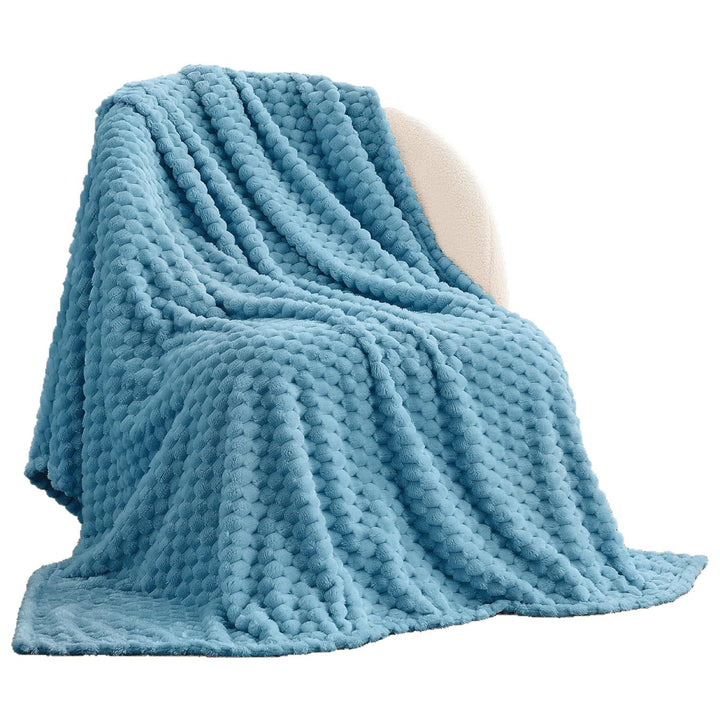 Plush Textured Throw Blanket