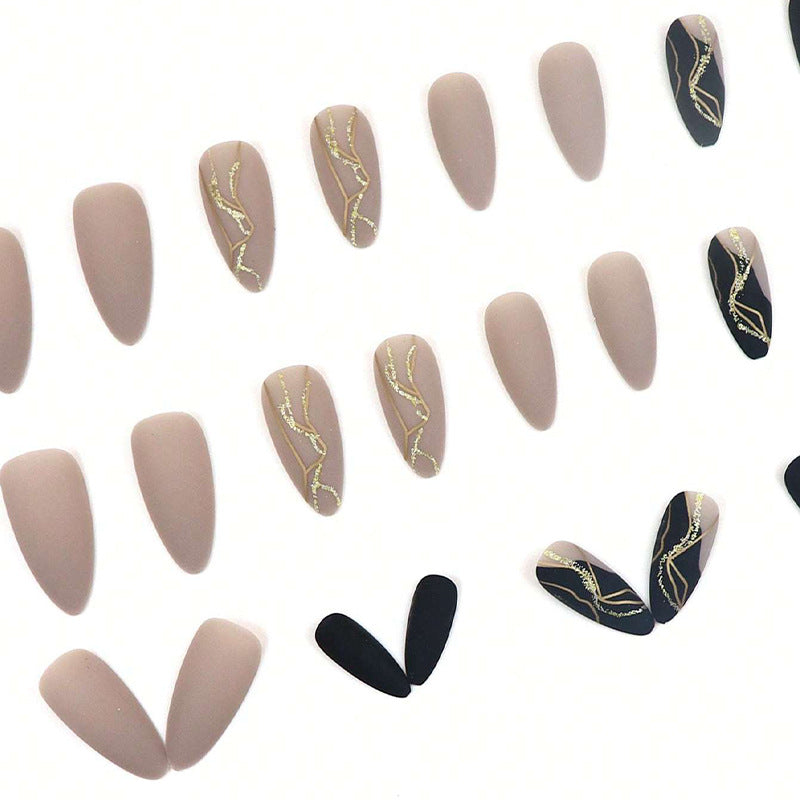 Luxury Abstract Art Press-On Nail Set Kalsten