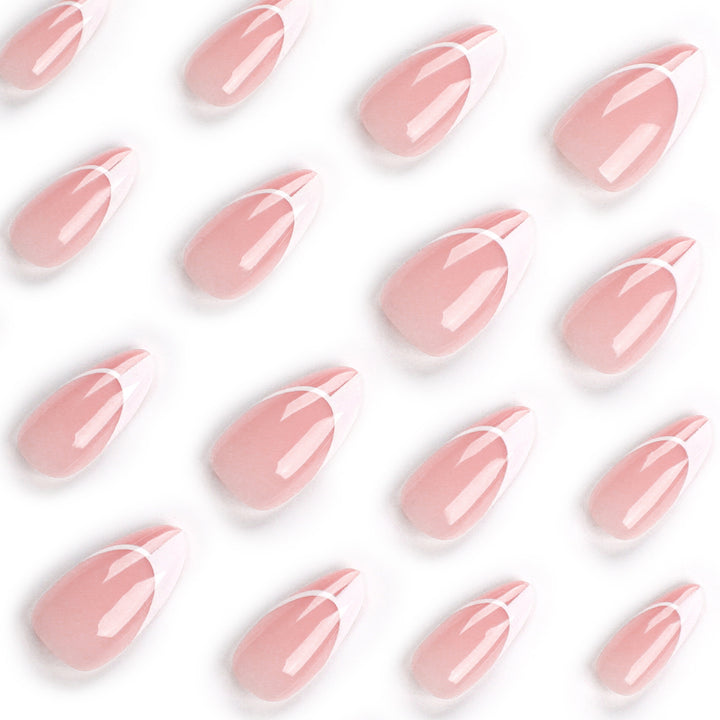Artistic French-Tip Artificial Nails Kalsten