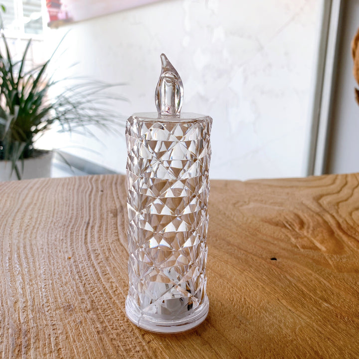 Decorative Crystal LED Flameless Candle Jar Kalsten