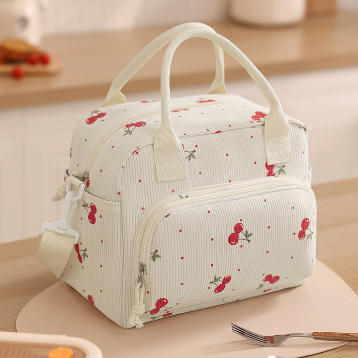 Insulated Lunch Bag with Stylish Zebra Print Kalsten