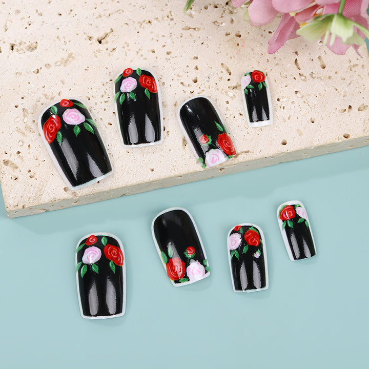 Artificial nails in floral vintage design Kalsten