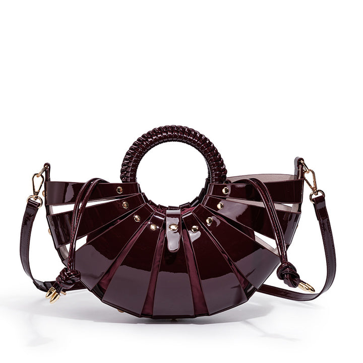 Elegant Fan-Shaped Handbag Kalsten