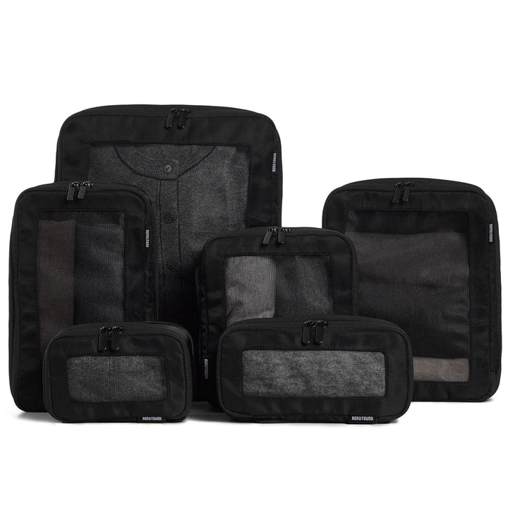 Unisex Storage Bags Set with Transparent Compartments Kalsten