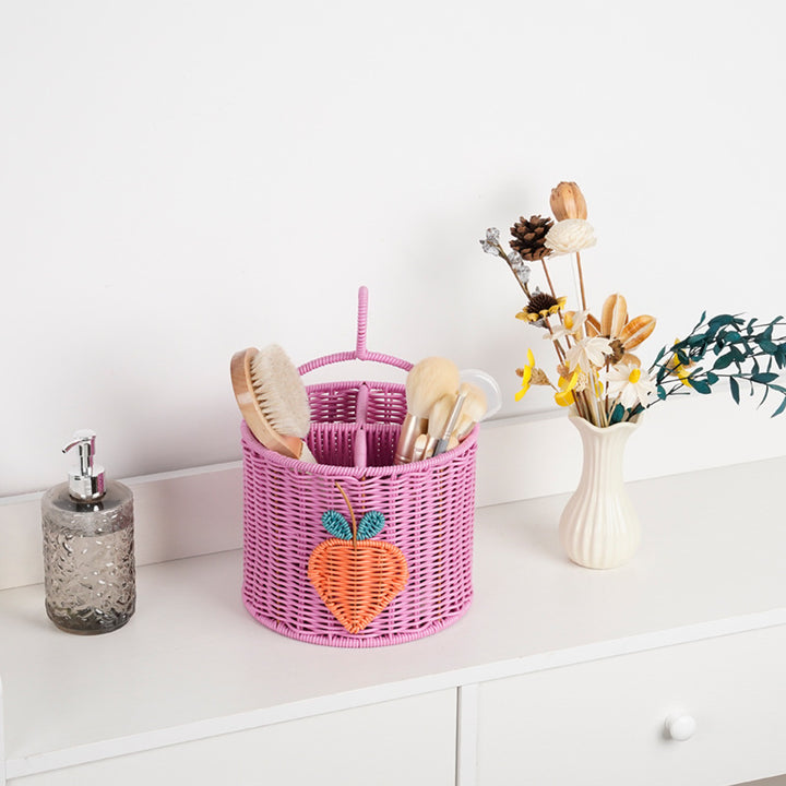 Multi-Compartment Decorative Organizer Basket Kalsten