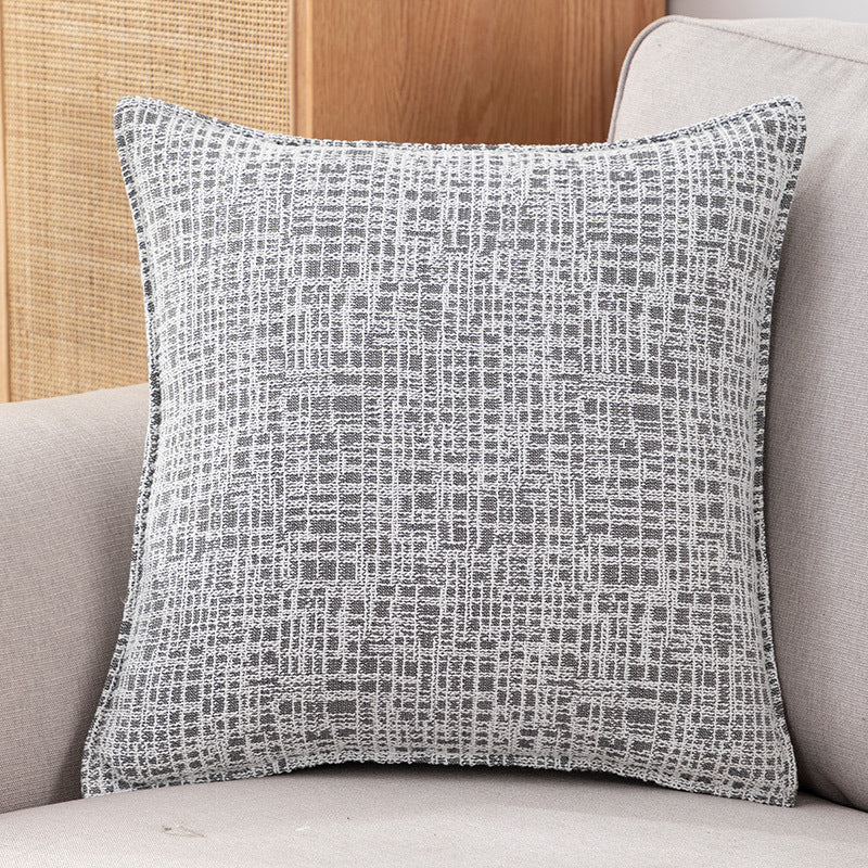 Padded Geometric Decorative Pillow