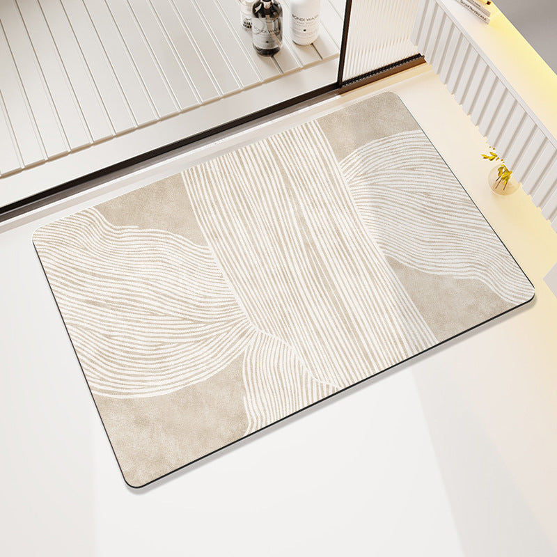 Artistic Cat-Themed Bath Mat Kalsten