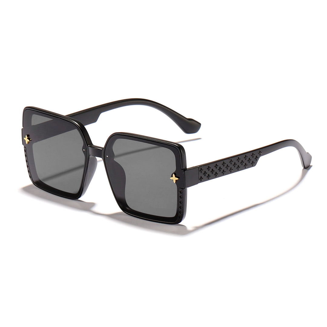 Women's fashionable square sunglasses with embellished frame Kalsten