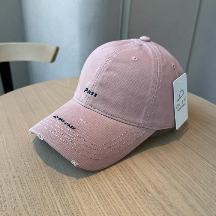 Distressed Cotton Cap