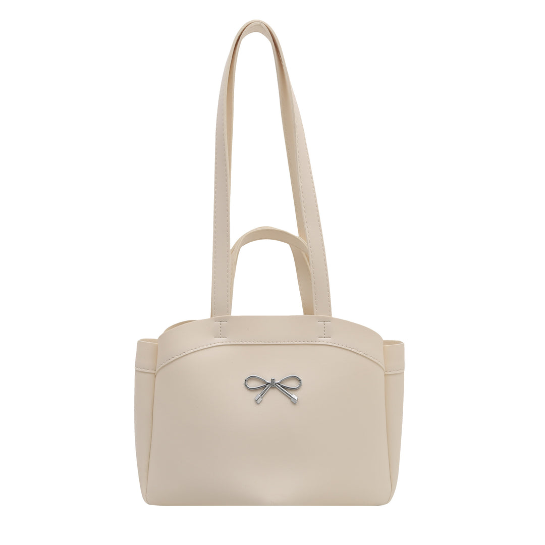 Elegant Bow Accent Handheld Tote Bag Kalsten