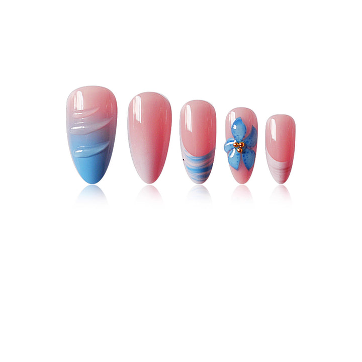 Artistic Butterfly-Inspired Press-On Nail Set Kalsten