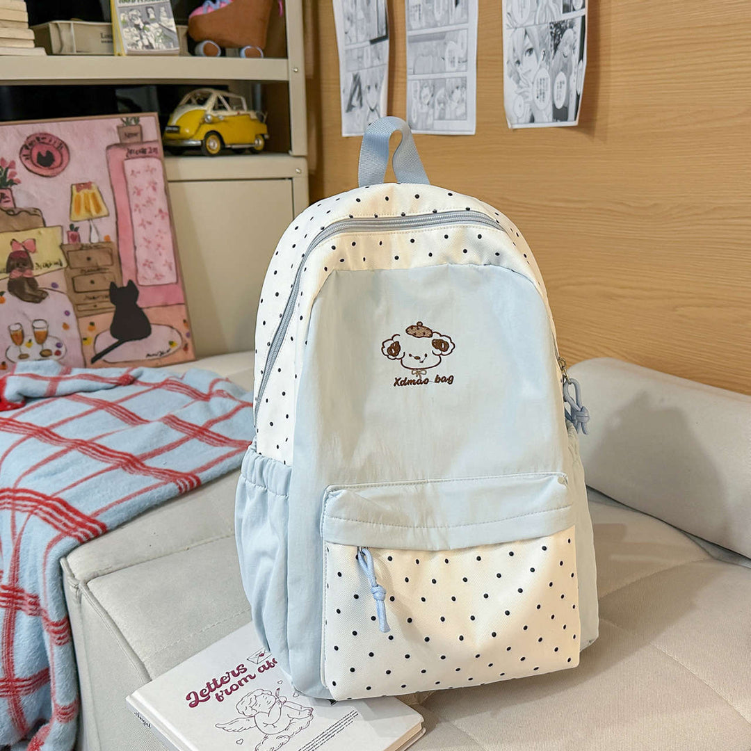 Playful Polka Dot Backpack Kalsten