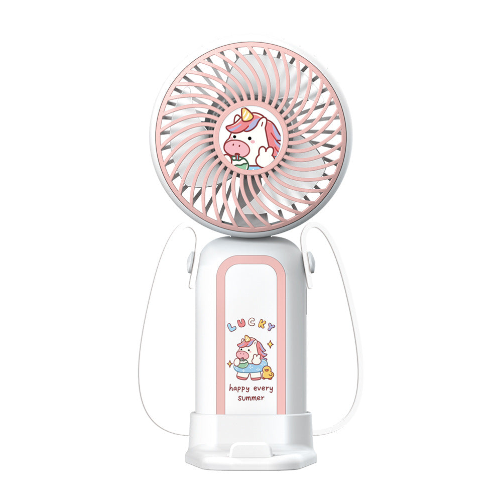 Women Portable Hand Fan with Funny Monkey Design Kalsten