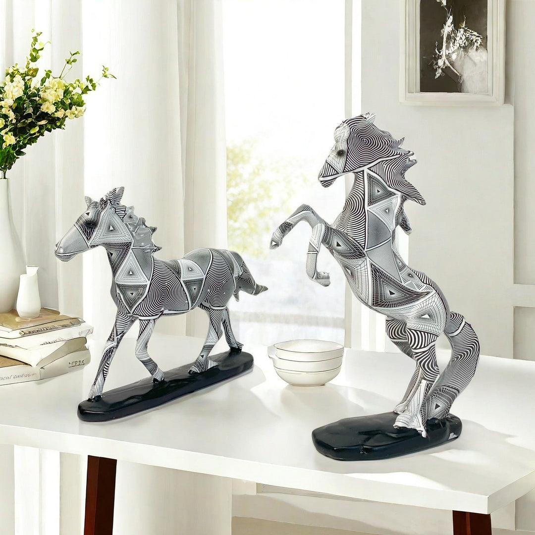 Artful Running Horse Sculpture Kalsten