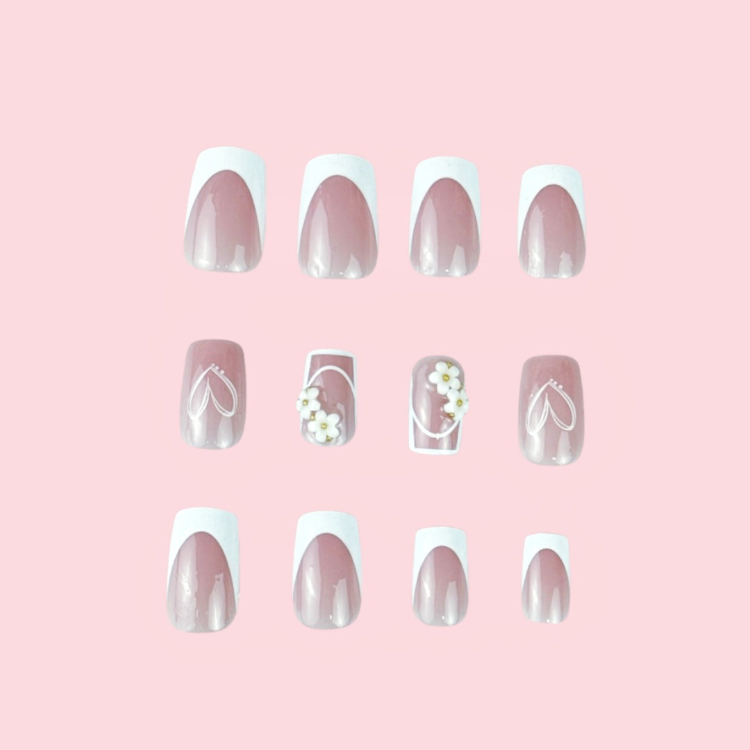 Decorative Press-On Nail Design Kalsten