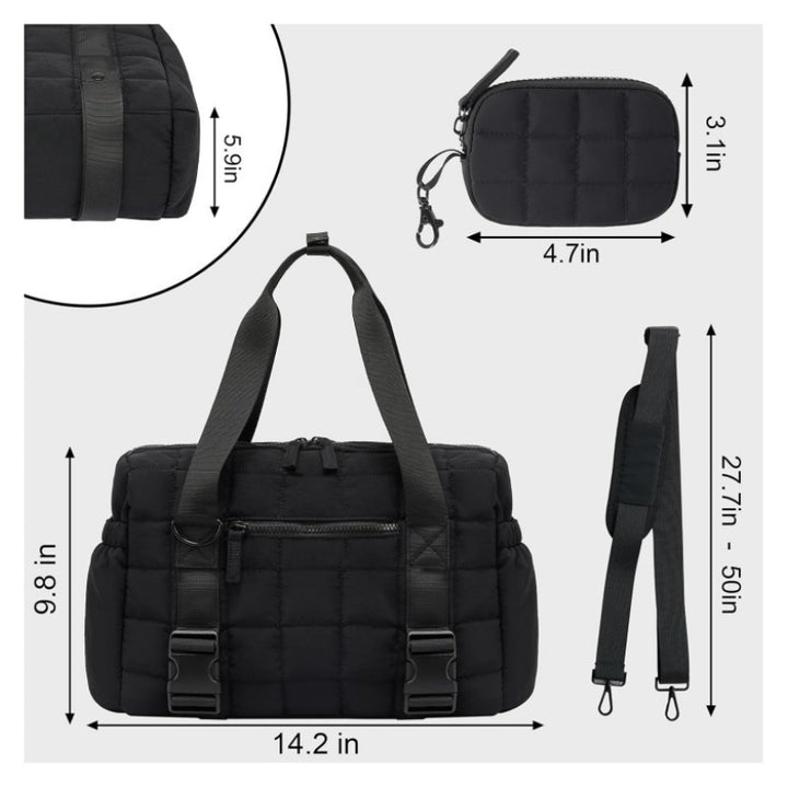 Quilted Multi-Functional Gym Bag Kalsten