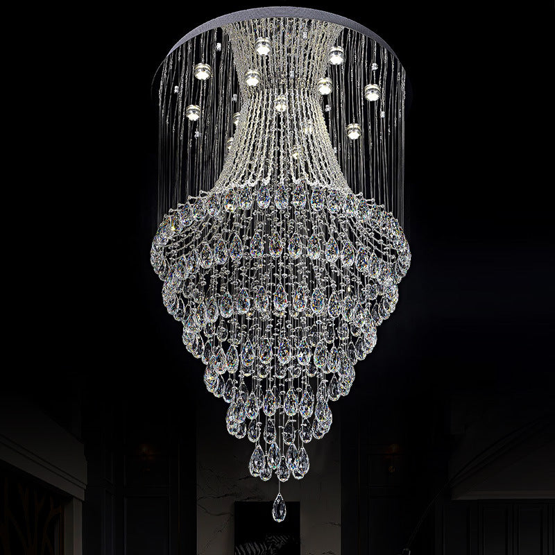 Crystal Cascading Chandelier